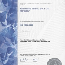 ČSN EN ISO 9001:2008