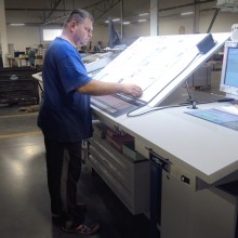 Sheet-fed offset printing, digital printing, large-format printing